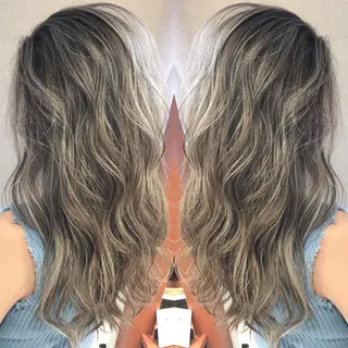 ロング カラー ネイル マツエク・マツパ 井上 一平のヘアスタイル