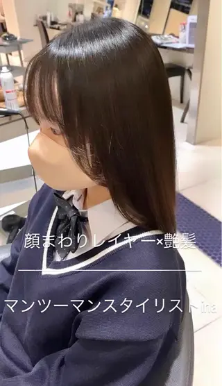 パーマ 👑松山ストレート/ メンズヘア/龍仁👑のヘアスタイル