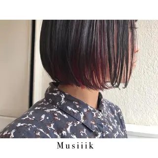 ショート カラー Musiiik hairのヘアスタイル