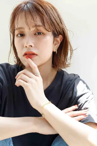 ショート カラー パーマ 【全席個室サロン】 NUMBER 天王寺のヘアスタイル