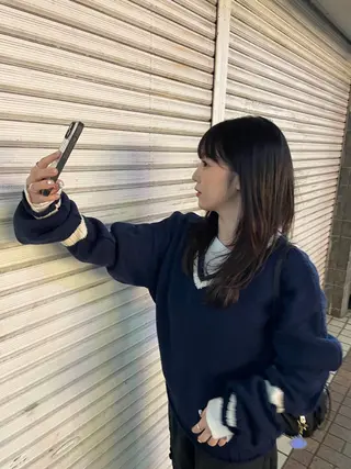 ロング カラー wakana／ カット／ハイライトのヘアスタイル