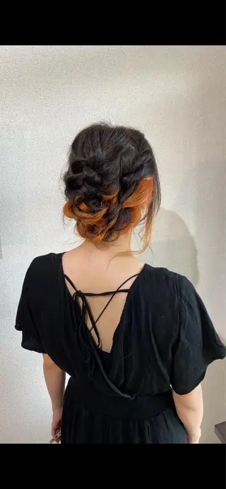 ヘアアレンジ 野口 茂宰のヘアスタイル
