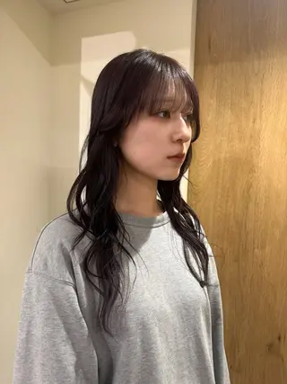 ロング カラー ゆ う あのヘアスタイル