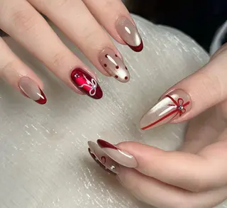 ネイル 🎀PG🩵 ネイルサロンのネイルデザイン