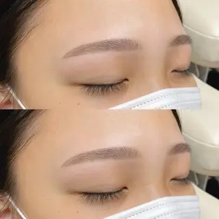 アイブロウ 中東 真子のヘアスタイル