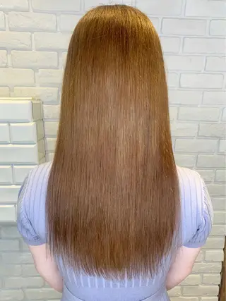 ロング パーマ ヘアアレンジ 髪質改善/縮毛矯正 艶カラー/珠聡のヘアスタイル