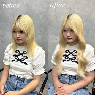 ロング カラー エクステ&"盛れる" 艶髪✨SYURIのヘアスタイル