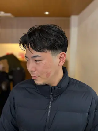 ショート パーマ 【メンズ縮毛矯正】 FILMS  軍司のヘアスタイル