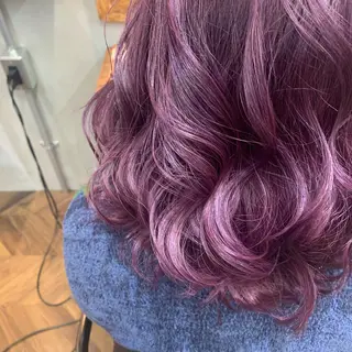 ミディアム マホ/日吉/髪質改善 /レイヤー/ガーリーのヘアスタイル