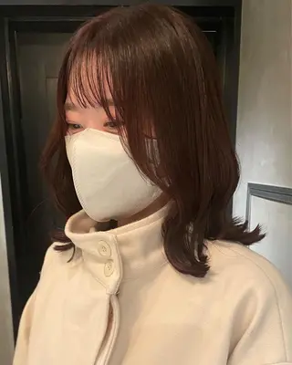 ミディアム カラー classic 新横浜所属・大人girly🛋️ 🤍yukakoのヘアスタイル