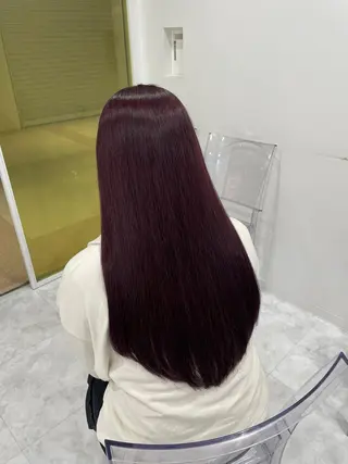 ロング カラー 中韓レイヤー/ ブラウン🤎はやとのヘアスタイル