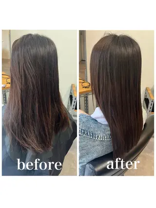 セミロング OFF YUYAのヘアスタイル