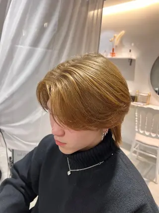 ミディアム パーマ メンズ メンズカットパーマ ✂️ JOYAのヘアスタイル