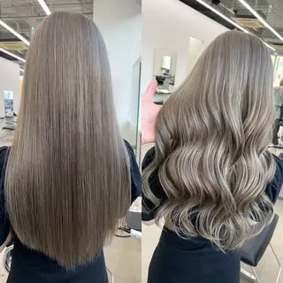 ロング カラー ENGOL所属・新美 蓮のヘアスタイル