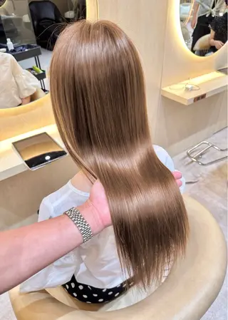 カラー ❤️ブリーチなし💚 ダブルカラー平野実花のヘアスタイル