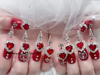 ネイル MoMoA Nail ネイル長さ出し専門店のネイルデザイン