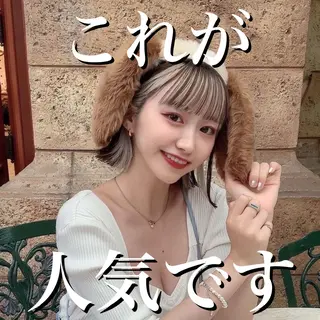 ショート カラー 韓国ヘア/艶カラー /田中悠佑のヘアスタイル