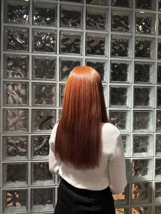 カラー 木村 柚伊のヘアスタイル