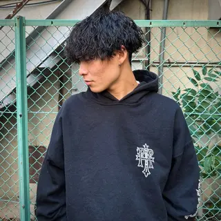 ショート パーマ メンズ パーマ職人 渡邊　優雅のヘアスタイル