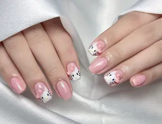 ネイル Aura  Nail 長さだし/パラジェルのネイルデザイン