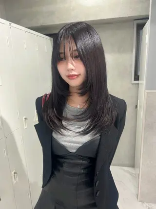 カラー ️💜akari💜 ハイトーン/レイヤーのヘアスタイル