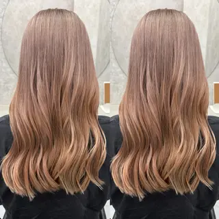 ロング カラー 🌺ハイトーン🌺 矢葺 なぎさ🌺🌺のヘアスタイル