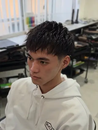 メンズ ショート Lapis 名古屋駅前店所属・LEN名古屋/パーマ 海外ヘア/メンズ特化のヘアスタイル