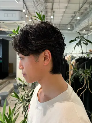 パーマ メンズ ANY/須田 麻人/ハードパーマのヘアスタイル