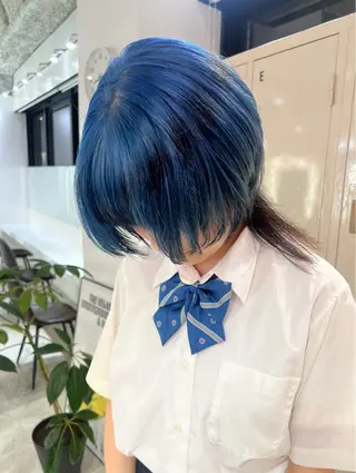 ミディアム 💥ウルフカット デザインあんな💥のヘアスタイル