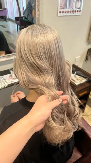 ロング カラー カラー/韓国レイヤー /ブリーチ/hinaのヘアスタイル