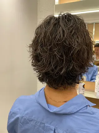 ショート パーマ メンズ 髪質改善/茅ヶ崎 マツモト リョウのヘアスタイル