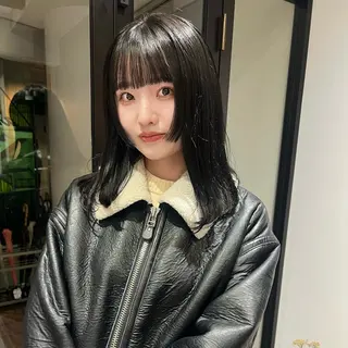 ミディアム AI TOKYO　S所属・mizuki 【韓国レイヤー】のヘアスタイル