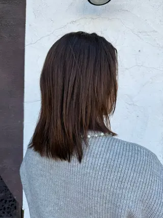 ミディアム 艶カラー🕊️ ✴︎Yukari✴︎のヘアスタイル