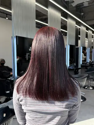 セミロング 🌈ハイトーンカラー ⋆˚ʚɞにいな🌈のヘアスタイル