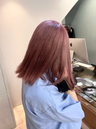 ミディアム カラー flamme 🫧yumiのヘアスタイル