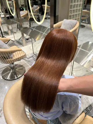 ロング カラー Lond jeloud （ロンドジュルード）所属・にちか/暖色カラー /透明感カラーのヘアスタイル