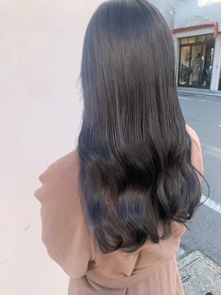 ロング カラー ボブ/美髪矯正 /佐藤　奈巳のヘアスタイル