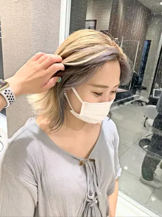 ショート カラー HAIR    STUDIO BIBBIDI所属・【BIBBIDI】 MIKIのヘアスタイル