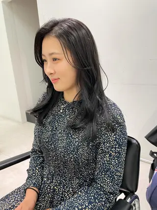 セミロング カラー キッズ オトナヘア🌸 harukaのヘアスタイル