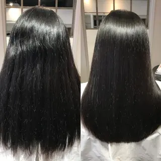 ロング パーマ 濱岡 恭子のヘアスタイル