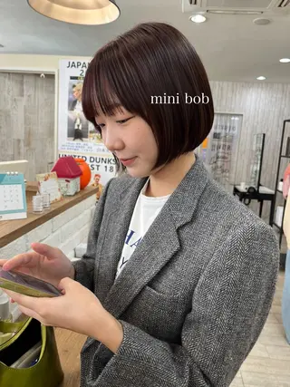 ショート カラー 初めてのショート お任せください✂️のヘアスタイル