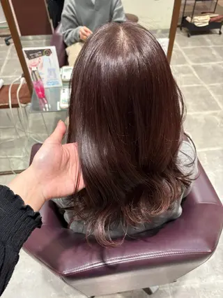 カラー LaBless あべのキューズモール所属・ヘアセット/艶カラー /まつげパーマ/りおのヘアスタイル