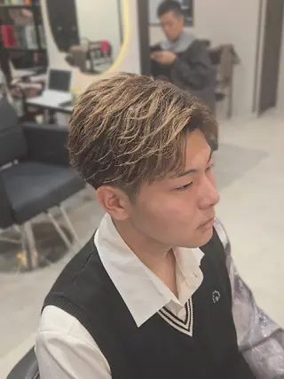 メンズ ショート Lapis 名古屋駅前店所属・LEN名古屋/パーマ 海外ヘア/メンズ特化のヘアスタイル