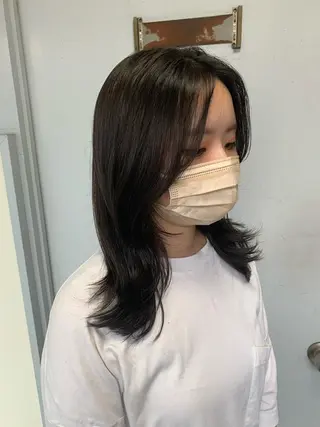 セミロング カラー 似合わせヘア/ sayakaのヘアスタイル