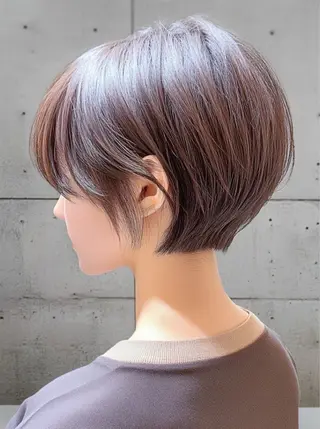 ショート カラー レイヤー×顔周 り×髪質改善/MIUのヘアスタイル