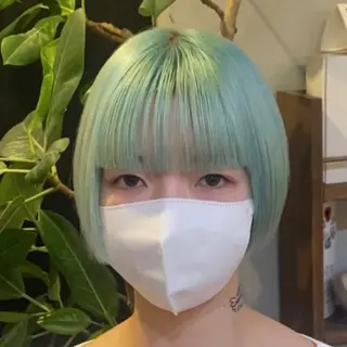 ショート カラー ハイトーン/レイヤー カット/TAKEのヘアスタイル