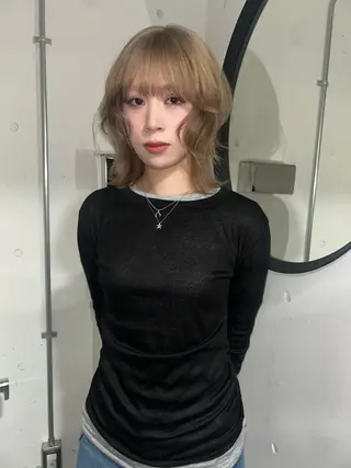 ミディアム レイカ /ハイトーン/ボブ♪のヘアスタイル