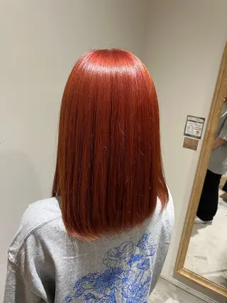 ミディアム カラー 黒川 結唯のヘアスタイル