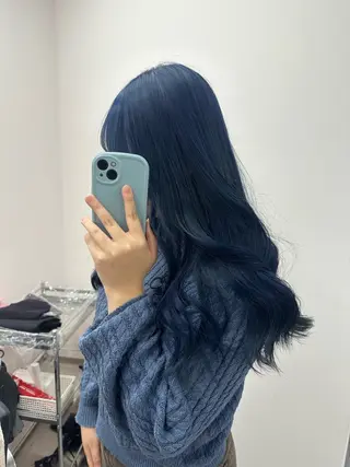 セミロング ブリーチカラー 特化/MAHIROのヘアスタイル