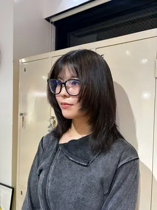 ミディアム 高明度ハイトーン× ショート/莉音🧤のヘアスタイル